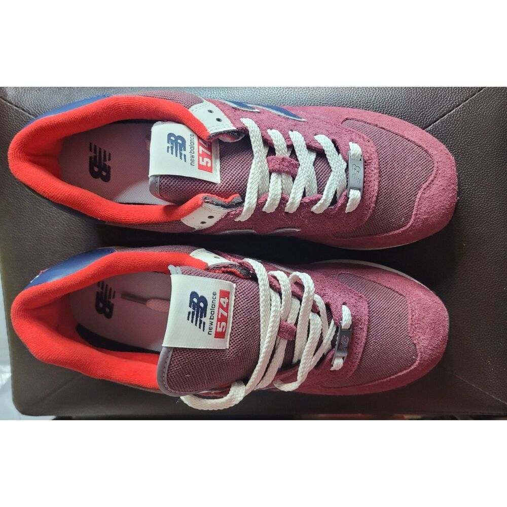 New Balance 574 U574RX2 Red Blue Men's Size 10 ENCAP Classic Sneakers New - Picture 3 of 7